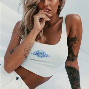 Princess Polly Angel Kiss Crop Top